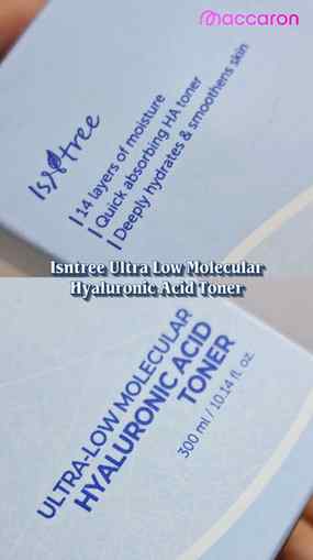 Isntree Ultra Low Molecular Hyaluronic Acid Toner.
A deeply