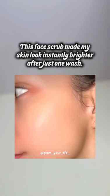 “Glowy, smooth skin without harsh scrubbing ✨🤍
Been loving