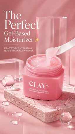 💖 Meet the @claycobeauty gel-based moisturizer that's been