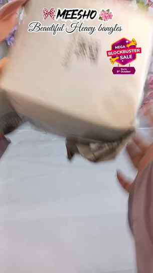 Beautiful 😍 Meesho bangles ✨ Follow & comment for link 🔗 @