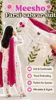 Comment 'LINK' to get products in DM! @meeshoapp Beautiful k