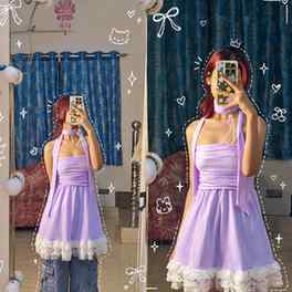 Late Posting Alert*
Got this amazing Purple babydoll dress f