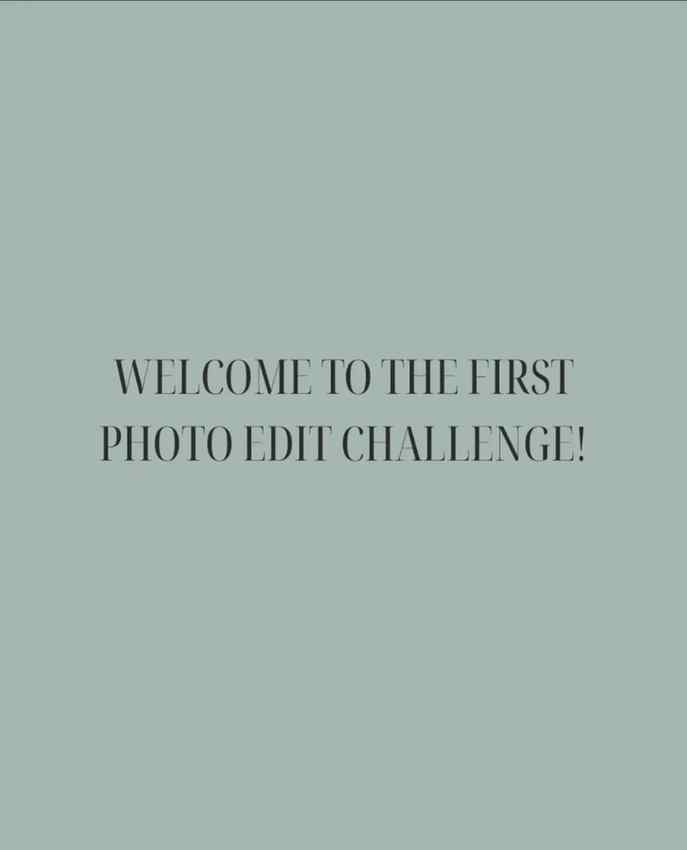 Thank you to everyone who took part in the 1st Photo Edit Ch
