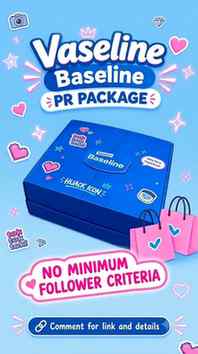 Vaseline Baseline PR✨
Collaboration is OPEN!
No minimum foll