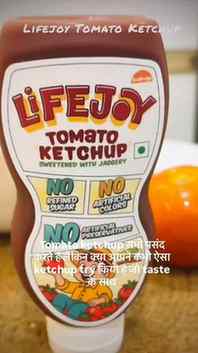 Made with real tomatoes, sweetened with jaggery, and no refi