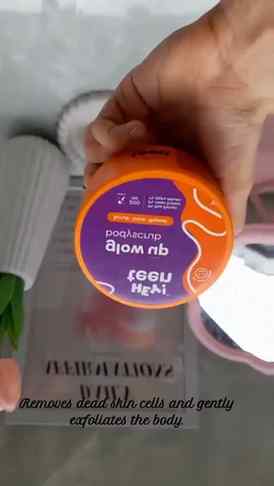 HeyteenBody Scrub is perfect for gently exfoliating the skin