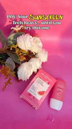 Sun protection that feels as light as skincare. 🍉☀️
No whit