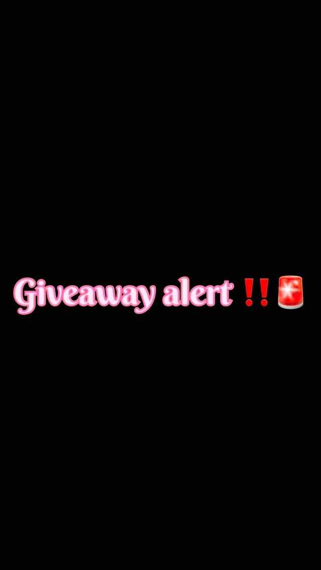 Giveaway alert ‼️🚨. 1st winner will get her beautiful days 