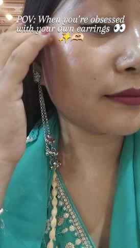 #EarringsObsessed #JewelleryReels #IndianJewellery #earrings