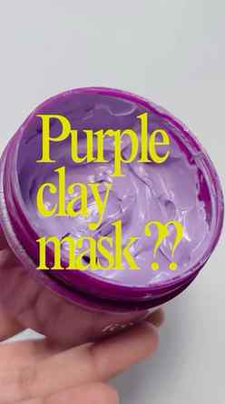 Trust me you Must try this Purple mask, clear skin, main cha