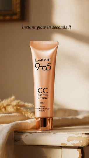 Get that perfect everyday glow with Lakmรฉ 9to5 CC cream! โจ I