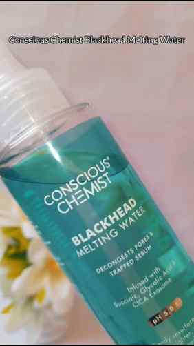 Trying the Conscious Chemist Blackhead Melting Water โจ๐ค
The
