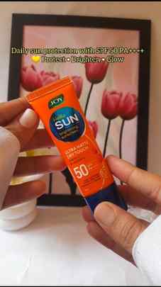 ☀️ Sun protection + matte finish = my everyday skincare esse