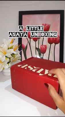 Unboxing some skincare goodness from ASAYA π€β¨
Canβt wait to