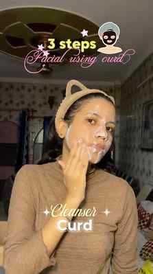 Curd facial for glowing skin ♥️🤩
.
.
.
#skincare #trending