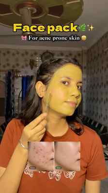 Acne-prone skin? Try this simple face pack! 🌿✨
ingredient