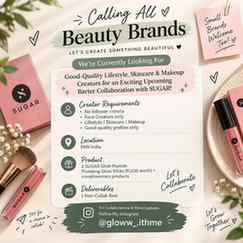 ✨ SUGAR Barter Collaboration is LIVE! 💄💋
No follower crite
