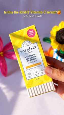 Is this the right Vitamin C serum? 👀🍊
Let’s put it to the