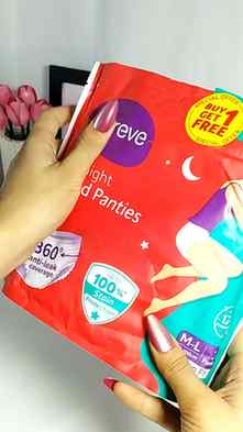 1 Period Panty = 3 Pads.
Gives 12 hours protection.
360ยฐ Ant