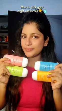 Confused about which sunscreen to choose? ☀️✨
Here's your qu
