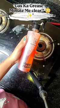 ✨ Kitchen cleaning ho gayi super easy! 🧽
Gas ka ziddi greas