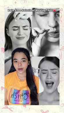 Waxing pain? Threading pain? Not anymore! 🙈
Meet my new fav