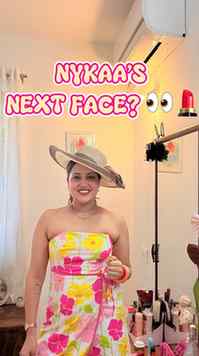 Not just getting ready… getting ready for my NYKAA moment! �