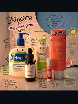 Skin care for Oliy acne prone skin..✨
#skincare#acne #for
