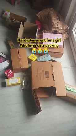 Girlies can understand how it's feel
To throw the cute packa