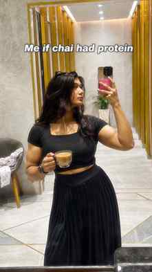 Sattu is overrated, drink tea 8 times a day
#protein #gymgi