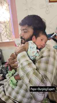 Father-son bond 😍😍😍 Papa on duty😅😅@_.mr.hevin._