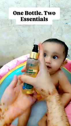 Bath time = less chaos, more giggles! 

If your little one i