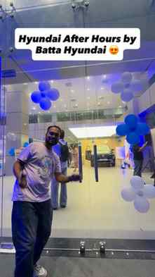 Hyundai After Hours hits different 😍
Blue lights, balloons