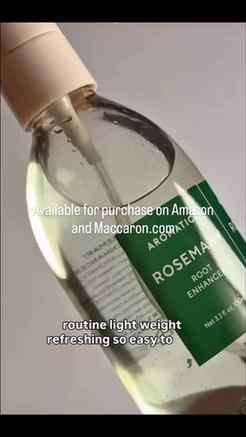 Healthy scalp = healthy hair โจ
Refreshing rosemary root care