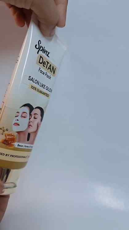 Tan gone, glow on โจ๐
Tried the Spinz DeTan Face Pack and my