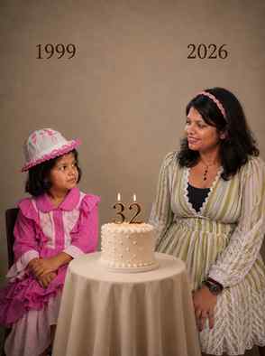 5-Year-Old Me vs. 32-Year-Old Me
Time changes you in so man