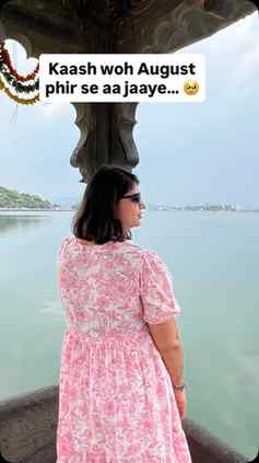 Sometimes, I wish I could go back to that August… 🥹🤍 Not t
