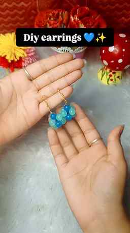 Week 4 blue theme jwellery challenge πβ¨#beadsnfashion #bead