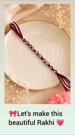 Diy handmade pipe cleaners Rakhi💗✨
#diy 
#shortvideo 
#diyh