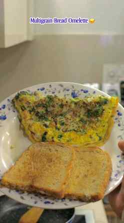 Multigrain Bread Omelette 🥪
#viral #reels #omelette #food