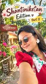 Shantiniketan trip bhabte giyechilam, but ফিরে এলাম একটা une