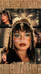 Channeling the timeless gaze of ancient queens.🇪🇬👑