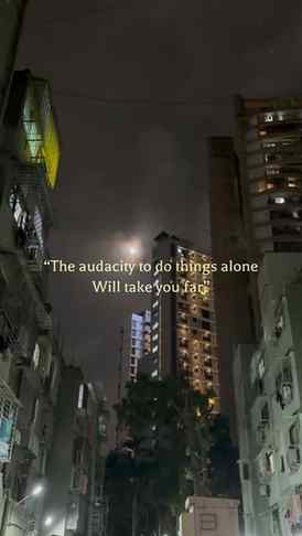 Sometimes, stepping out alone is the only way to find out wh
