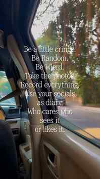 Just BE YOU!♥️