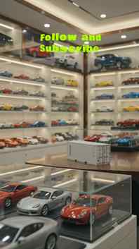 Mini Ferrari assemble in container unboxing