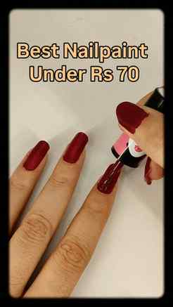 Comment For 'Link' ❤️ 

Affordable nailpaint,under Rs 70 , N