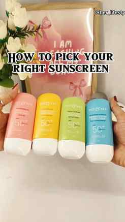 Pick the right sunscreen for your skin! ☀️✨ Dot & Key has on