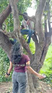 Isko upar wala kaise samjahu π₯Άπ₯Ά
(couple, couple reel, fun