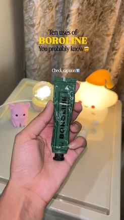 10 common uses of boroline🫶🏻⬇️
1. 💚 Moisturizes dry lips.