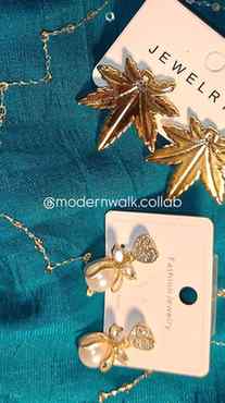 Got these earrings from @modernwalk.collab @modernwalk.backu